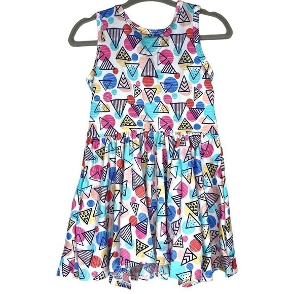 NEW Dot Dot Smile Fun Abstract Shape Tank Dress 12-24 Months - Picture 6 of 6